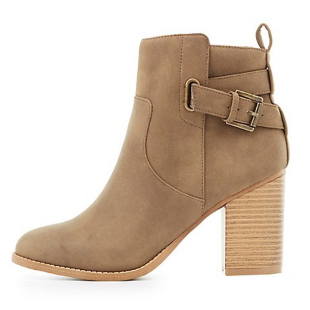 Charlotte Russe Khaki Booties